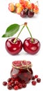 Cherry, fruit, food, red, sweet, cherries, fresh, Kirsche, Obst, Lebensmittel, rot, sÃÂ¼ÃÅ¸, frisch, Royalty Free Stock Photo